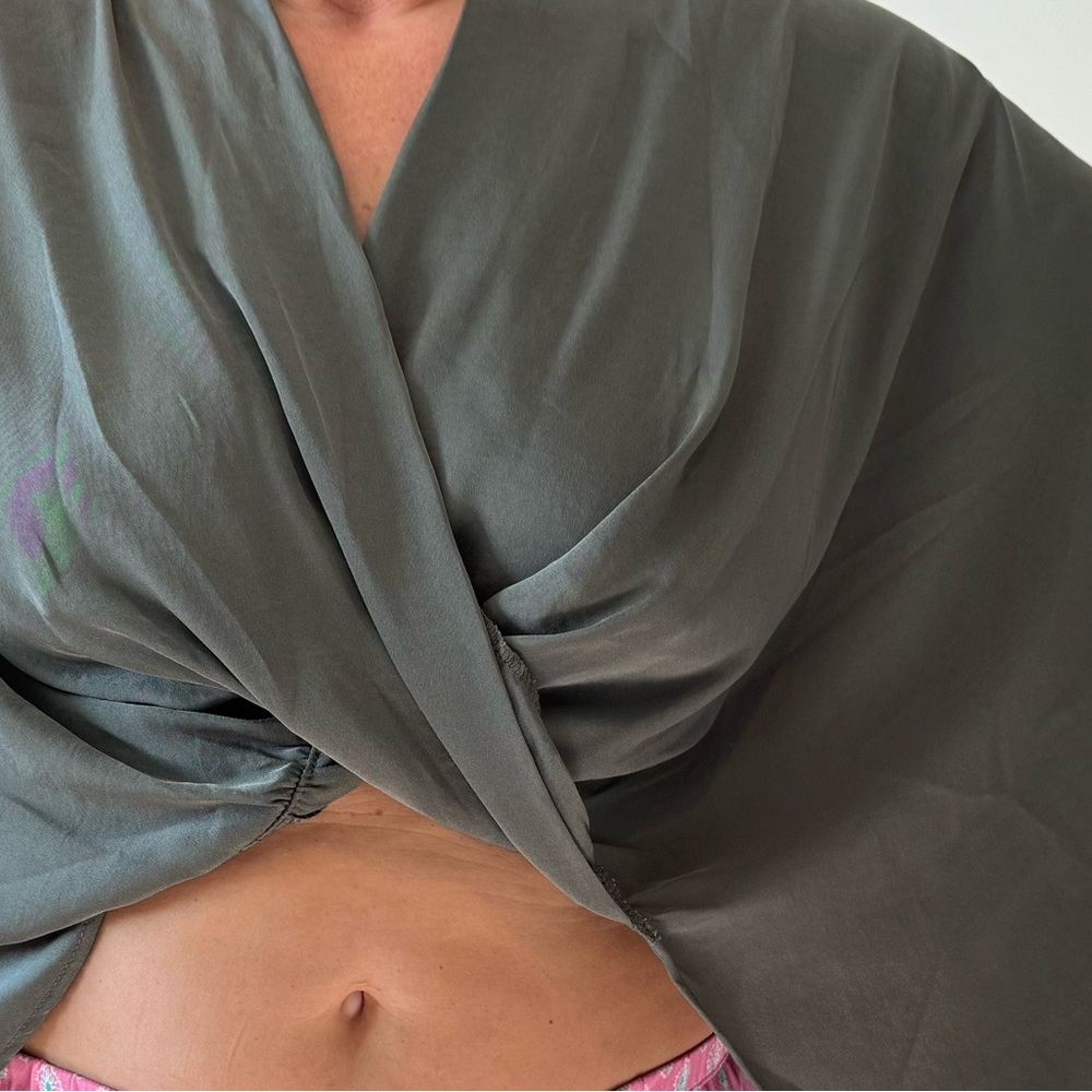 Elegant Gray Women's Swim Cover-Up